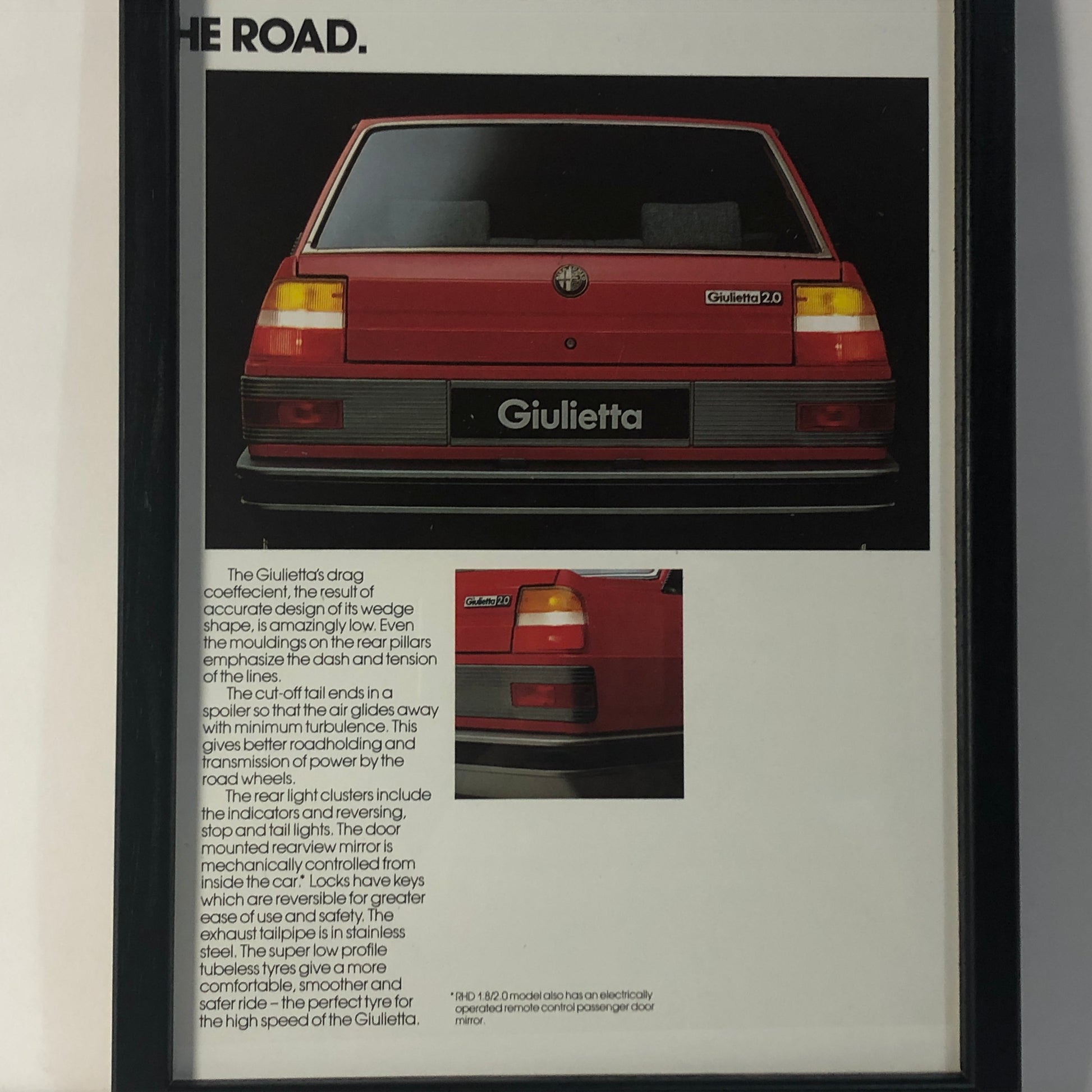 Alfa Romeo, Quadro Brochure Alfa Romeo New Giulietta A Masterpiece On The Road - Raggi's Collectibles' Automotive Art