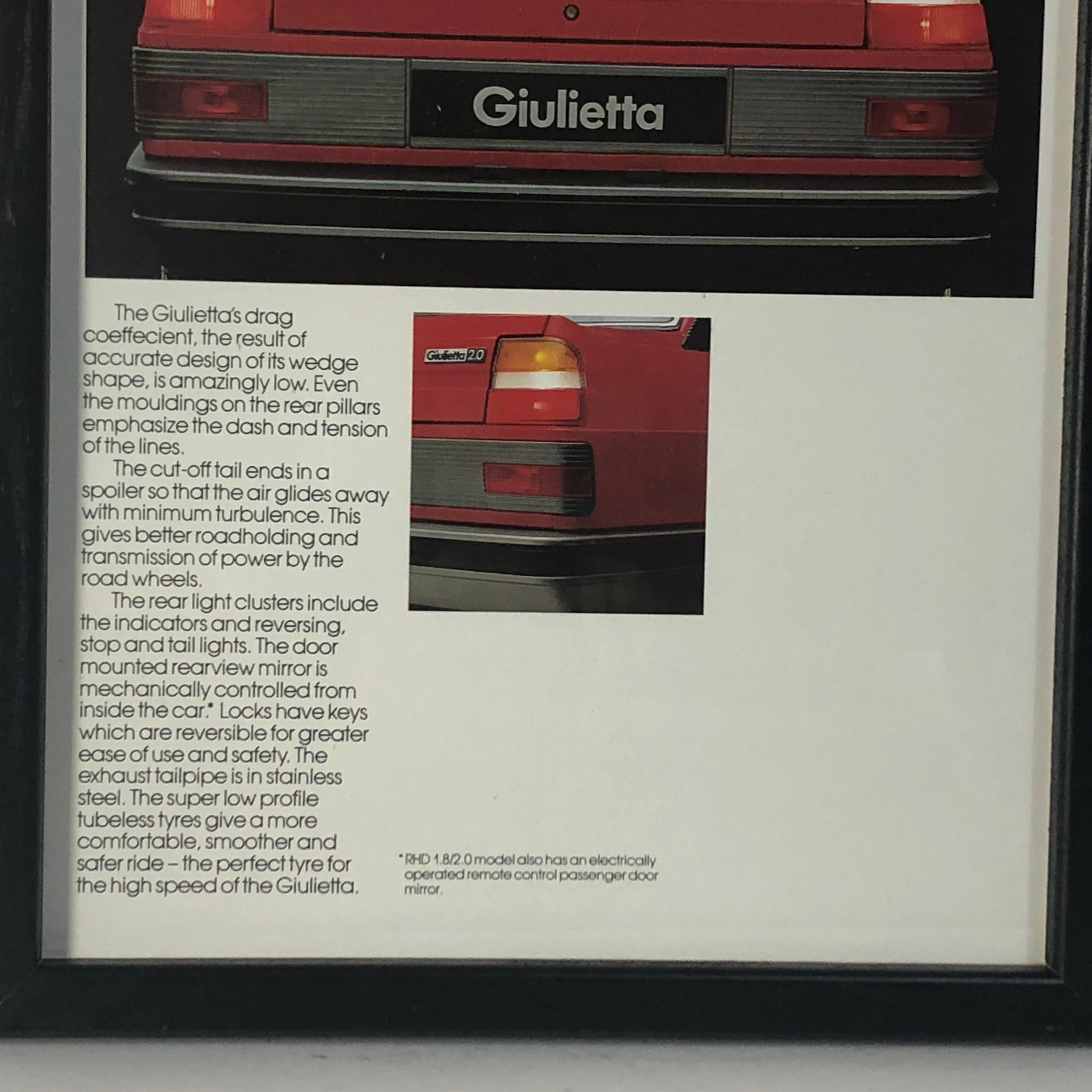 Alfa Romeo, Quadro Brochure Alfa Romeo New Giulietta A Masterpiece On The Road - Raggi's Collectibles' Automotive Art