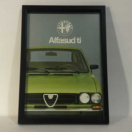 Alfa Romeo, Quadro Brochure Alfa Romeo Alfasud Ti - Raggi's Collectibles' Automotive Art