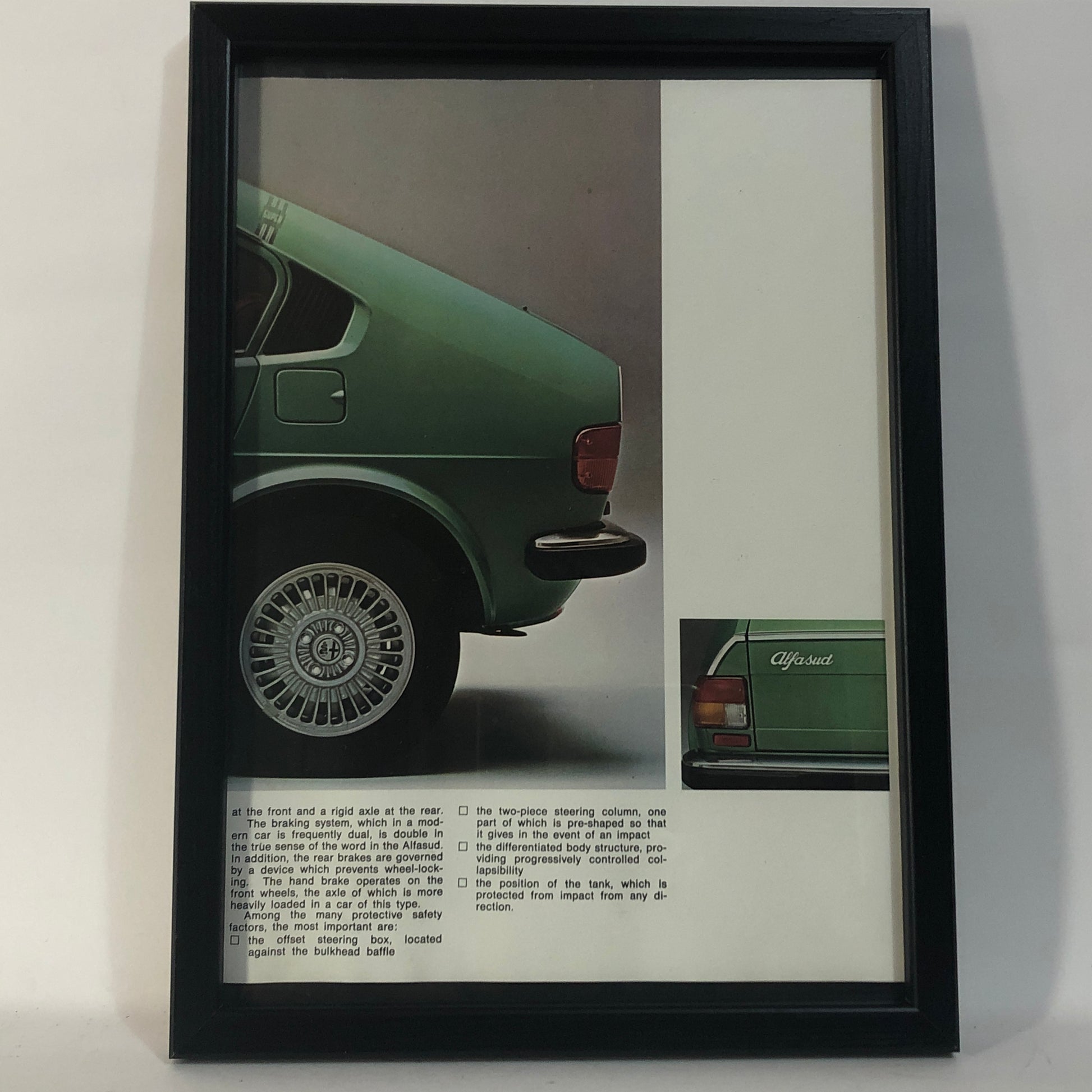 Alfa Romeo, Quadro Brochure Alfa Romeo Alfasud - Raggi's Collectibles' Automotive Art