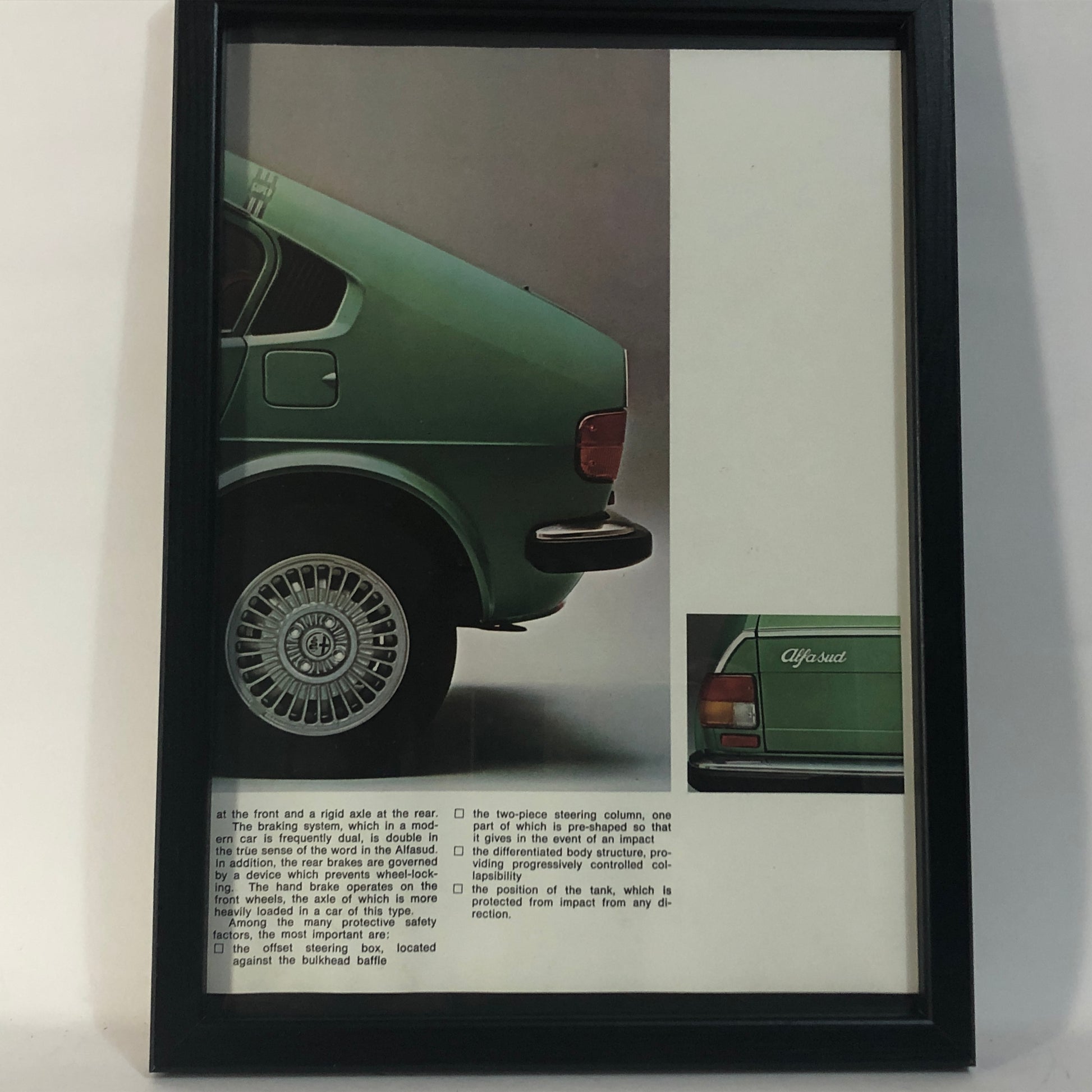 Alfa Romeo, Quadro Brochure Alfa Romeo Alfasud - Raggi's Collectibles' Automotive Art