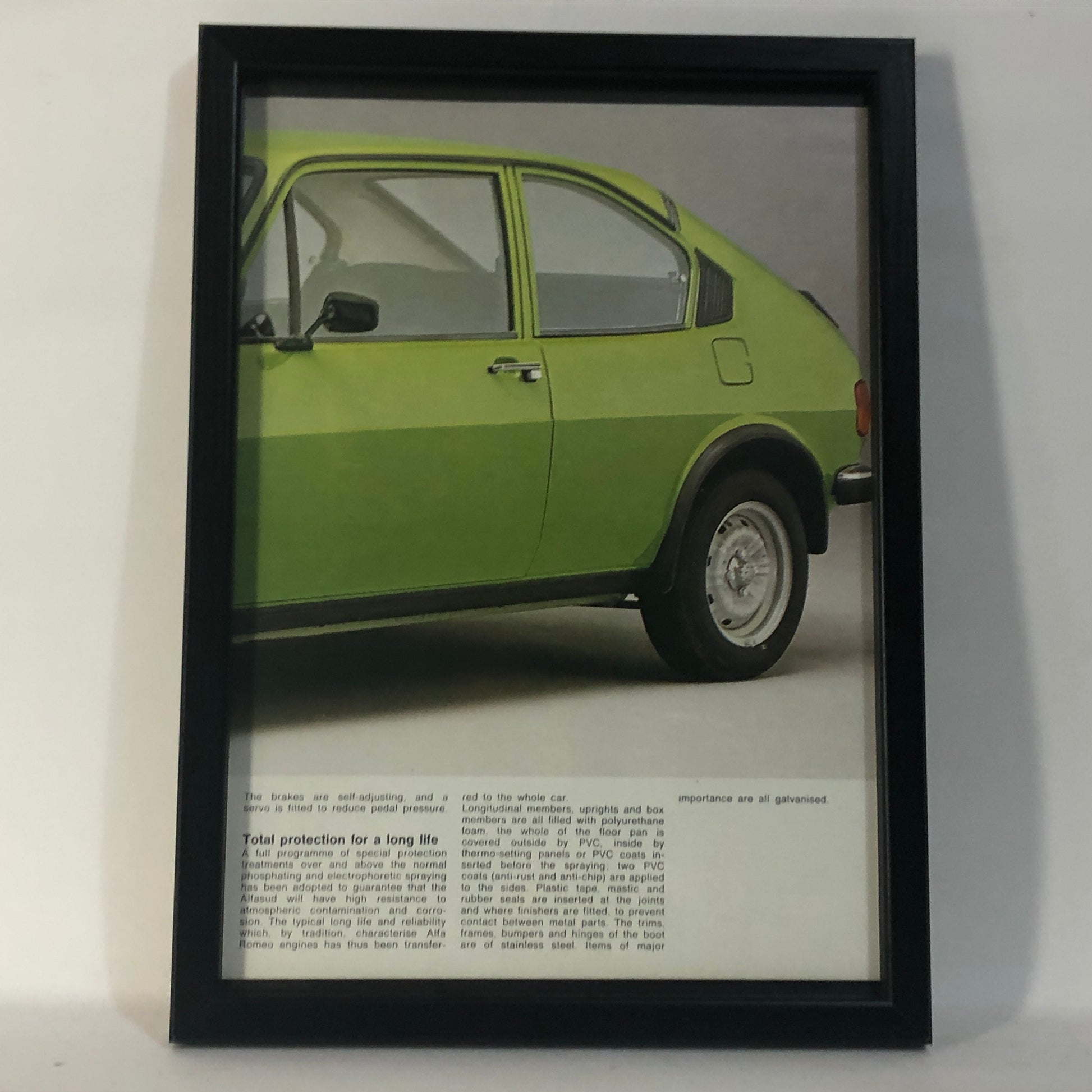 Alfa Romeo, quadro brochure Alfa Romeo Alfasud Ti - Raggi's Collectibles' Automotive Art