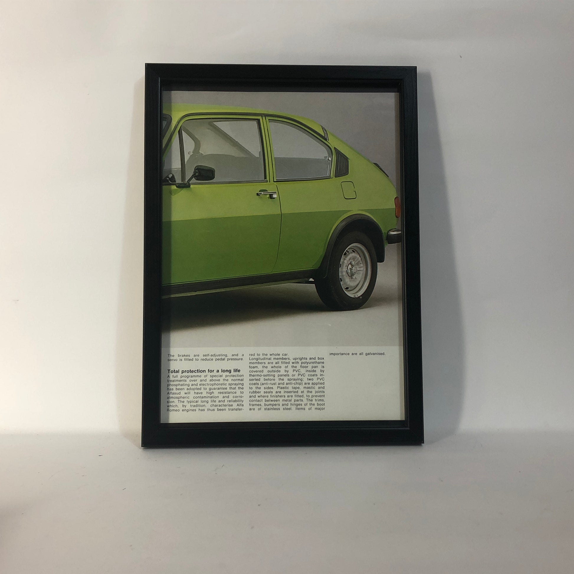 Alfa Romeo, quadro brochure Alfa Romeo Alfasud Ti - Raggi's Collectibles' Automotive Art