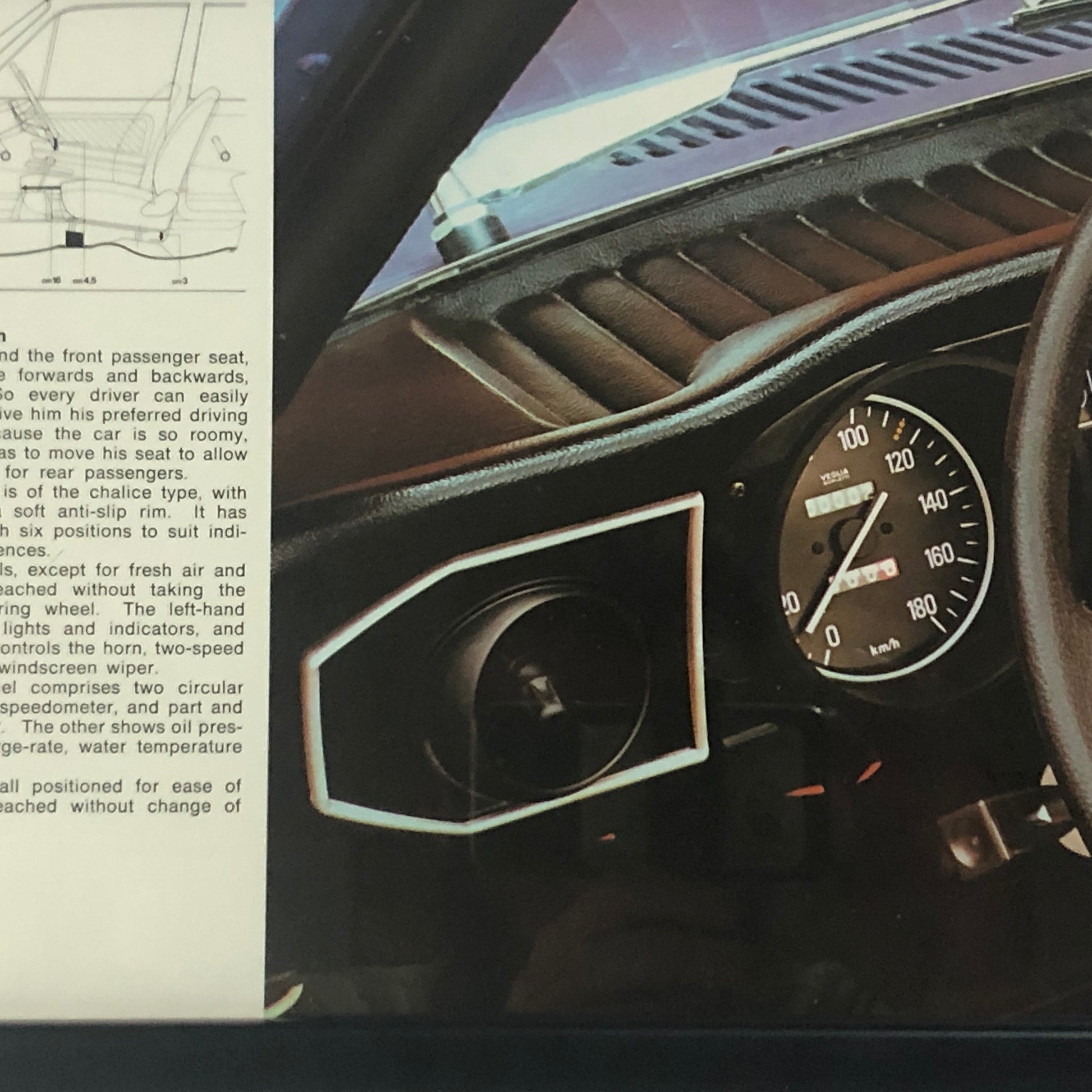 Alfa Romeo, Quadro Brochure Interni Alfa Romeo Alfasud - Raggi's Collectibles' Automotive Art