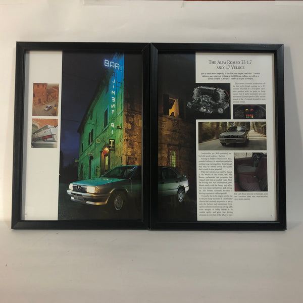 Alfa Romeo, Alfa Romeo 33 1.7 and 1.7 Veloce Brochure Framework