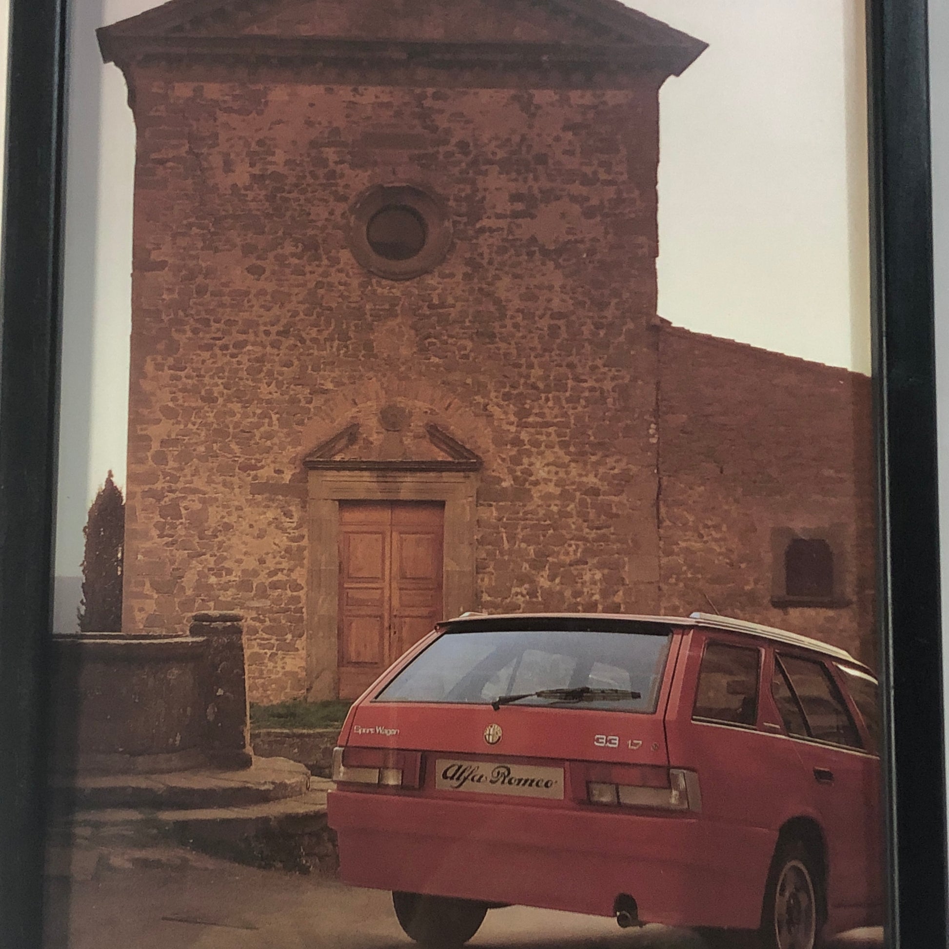 Alfa Romeo, Quadro Brochure Alfa Romeo 33 Sportwagon Veloce - Raggi's Collectibles' Automotive Art