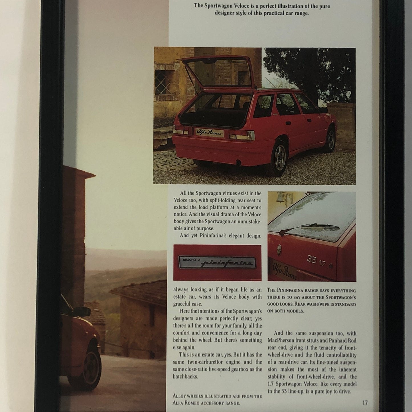 Alfa Romeo, Alfa Romeo 33 Sportwagon Veloce brochure picture