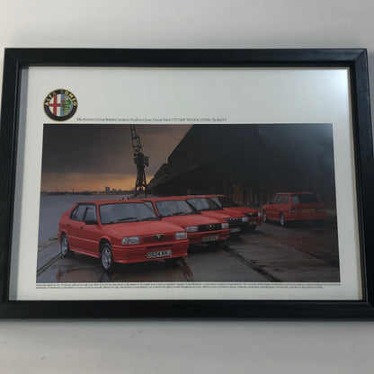 Alfa Romeo, Quadro Brochure Gamma Alfa Romeo 33 - Raggi's Collectibles' Automotive Art