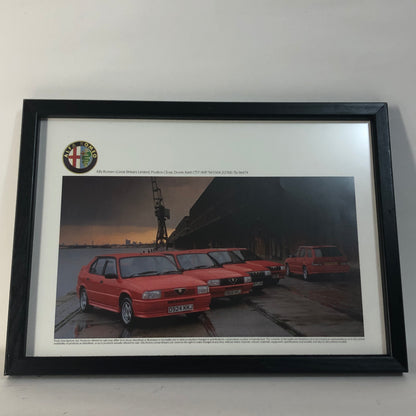 Alfa Romeo, Quadro Brochure Gamma Alfa Romeo 33 - Raggi's Collectibles' Automotive Art