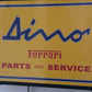 Ferrari, Insegna Luminosa Vintage Dino Ferrari Parts and Service Originale Anni '70