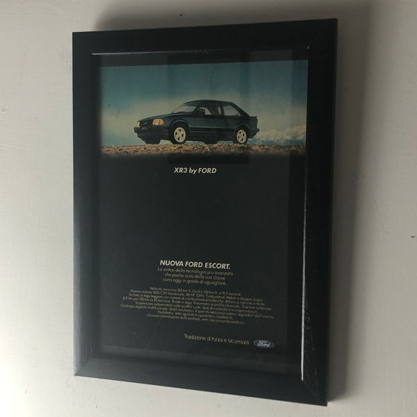 Ford, Advertising Year 1981 New Ford Escort XR3