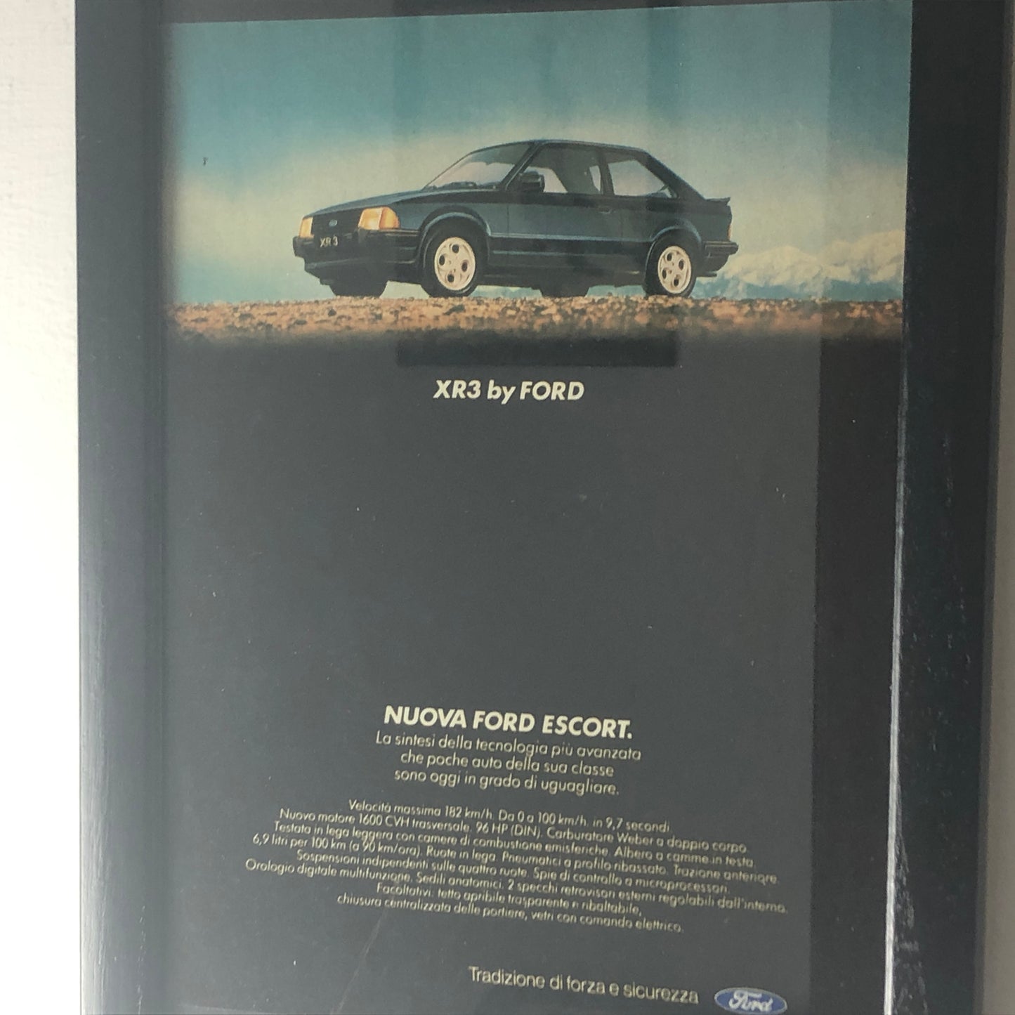 Ford, Advertising Year 1981 New Ford Escort XR3
