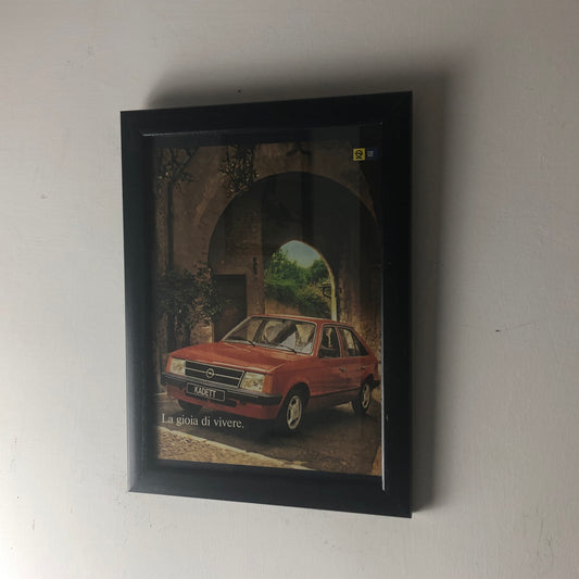 Opel, Pubblicità Anno 1981 Opel Kadett La Gioia di Vivere - Raggi's Collectibles' Automotive Art