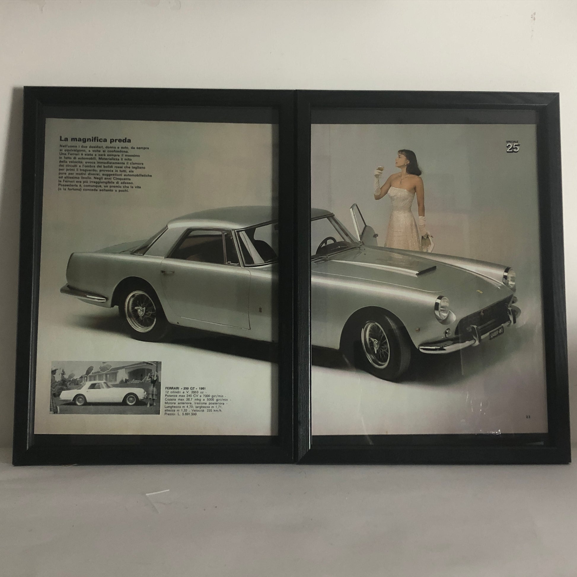 Ferrari, Fotografia Ferrari 250 GT del 1961 - Raggi's Collectibles' Automotive Art