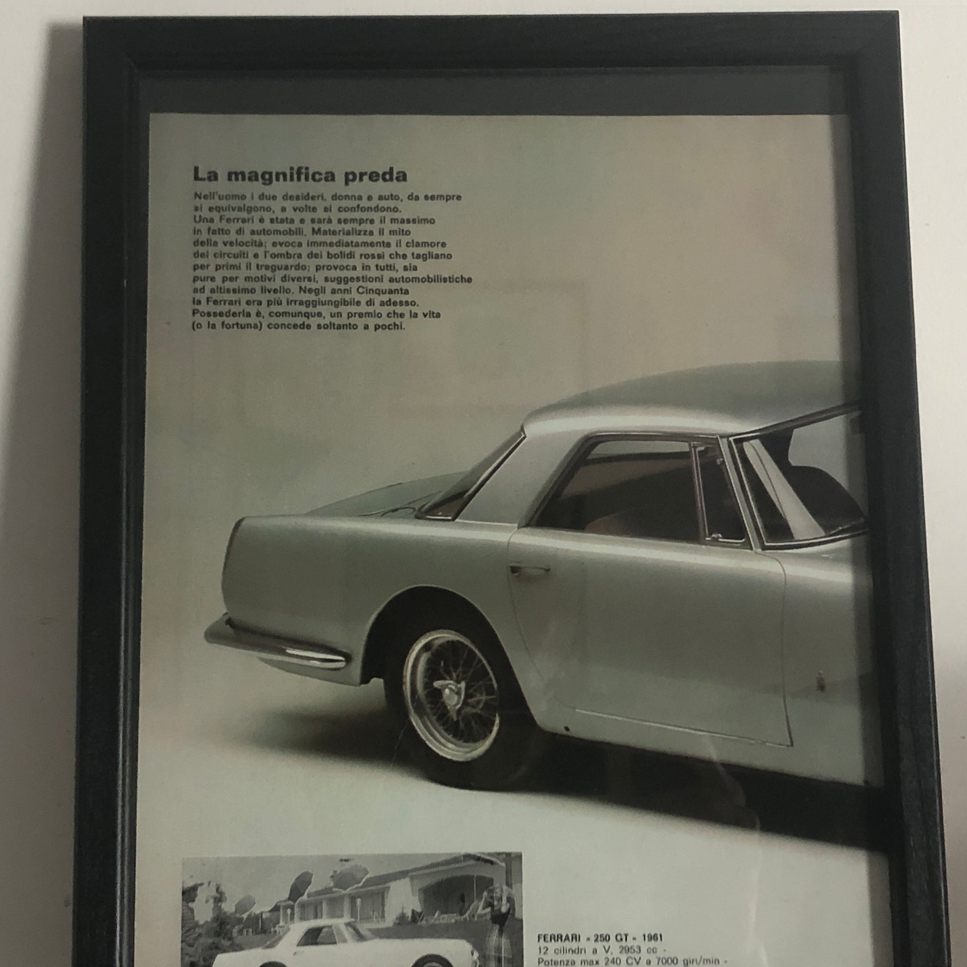 Ferrari, Fotografia Ferrari 250 GT del 1961 - Raggi's Collectibles' Automotive Art