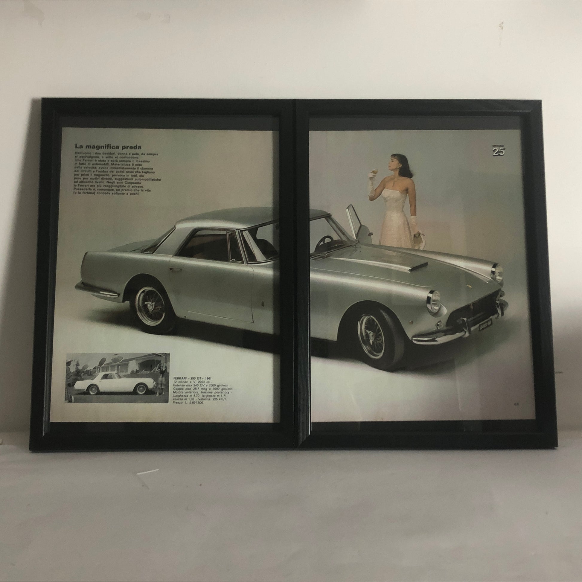 Ferrari, Fotografia Ferrari 250 GT del 1961 - Raggi's Collectibles' Automotive Art