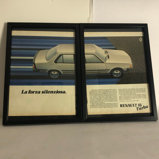 Renault, Pubblicità Anno 1981 Renault 18 Turbo - Raggi's Collectibles' Automotive Art