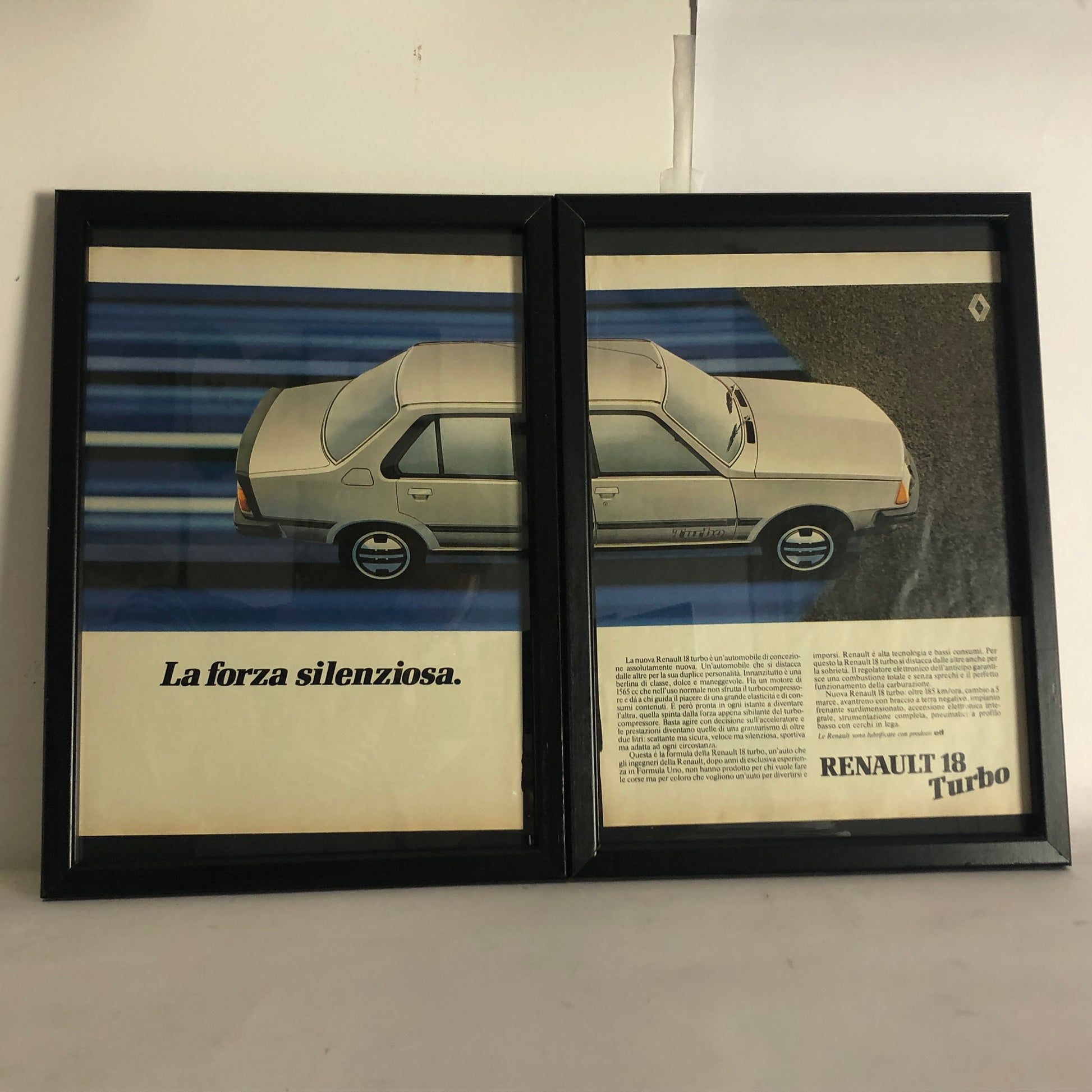 Renault, Pubblicità Anno 1981 Renault 18 Turbo - Raggi's Collectibles' Automotive Art