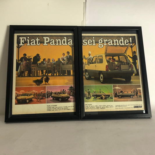 Fiat, Pubblicità Anno 1981 Fiat Panda Sei Grande - Raggi's Collectibles' Automotive Art