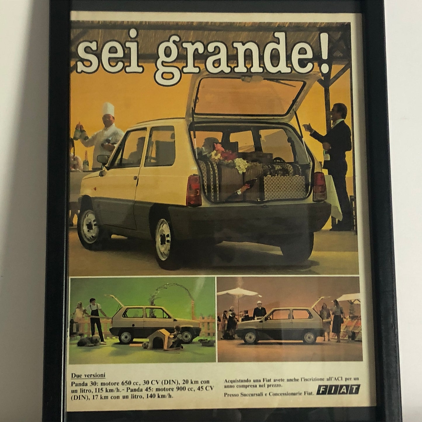 Fiat, Advertising Year 1981 Fiat Panda Sei Grande