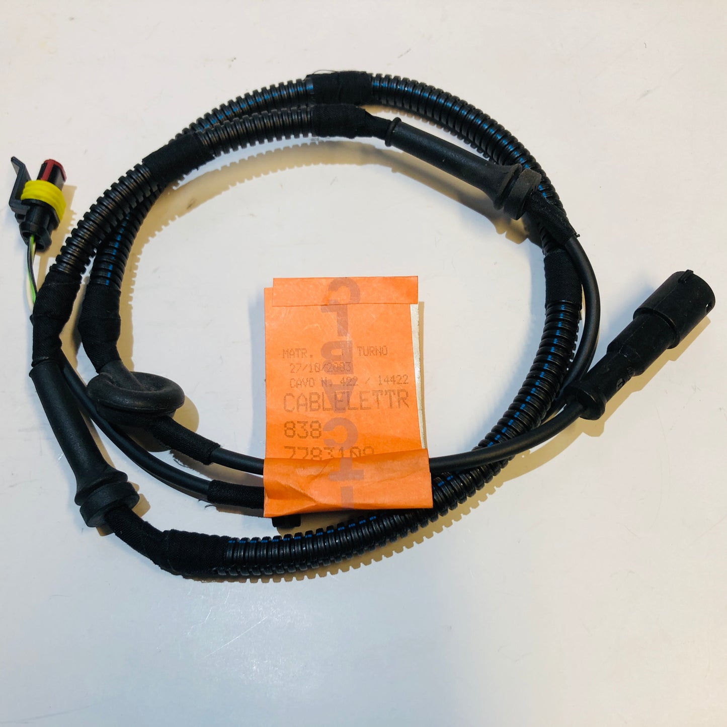 Lancia K Rear Brake Hydraulic Control Electric Cable New Original 7783109