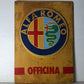 Alfa Romeo, Original Alfa Romeo Officina Plastic Sign from the 1970s Produced by IRAM