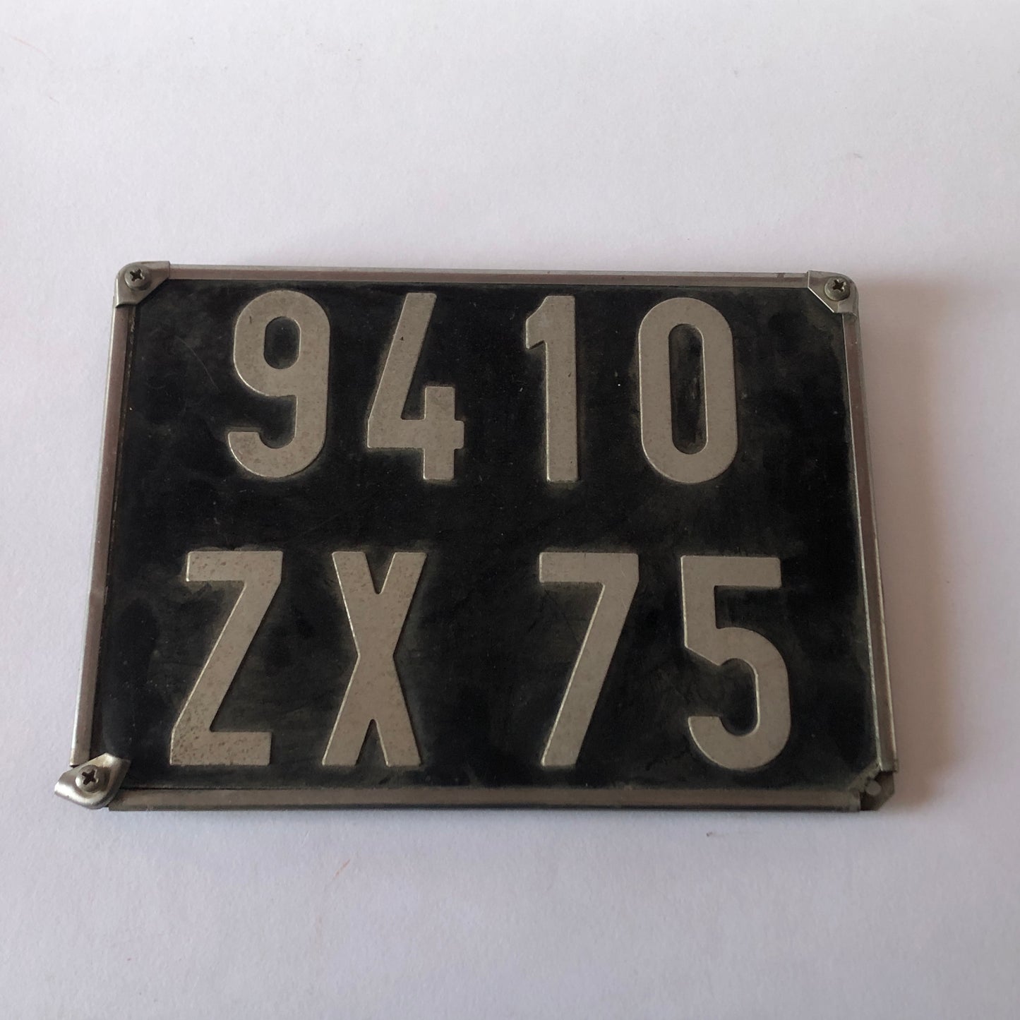 Automobilia, French plates from the 70s for collectors' use