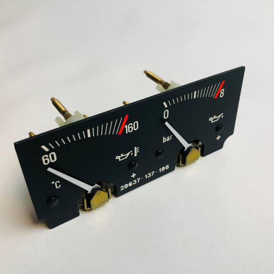 Autobianchi Y10 Indicatore Temperatura e Pressione Olio Nuovo Originale 9942029