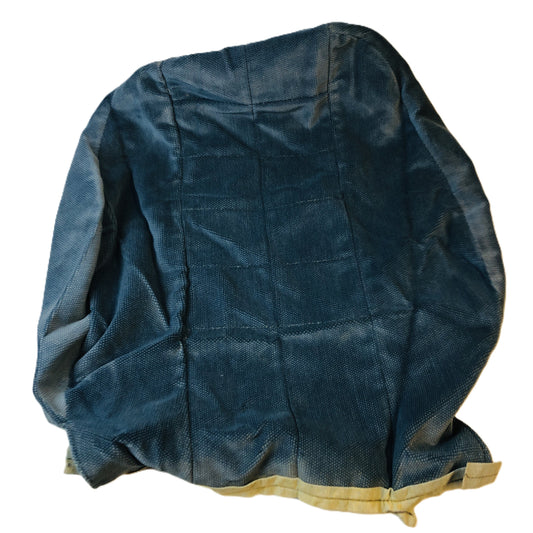 Lancia Delta LX Fodera Seduta Sedile Anteriore in Velluto Azzurro Nuova Originale 176430941