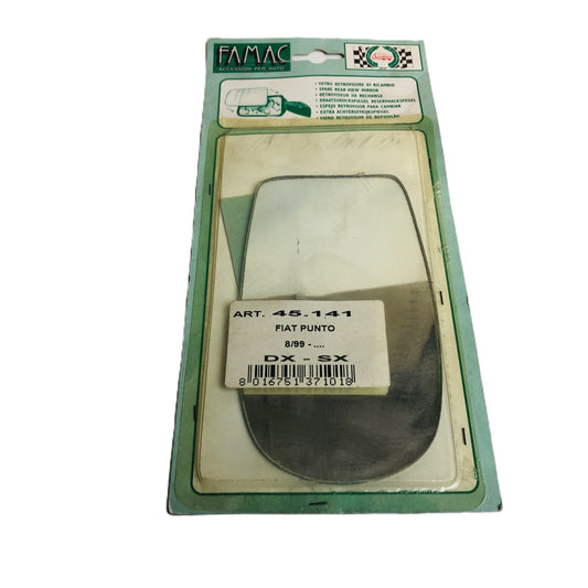 Fiat Punto Rearview Mirror Glass Brand Famac New 45141