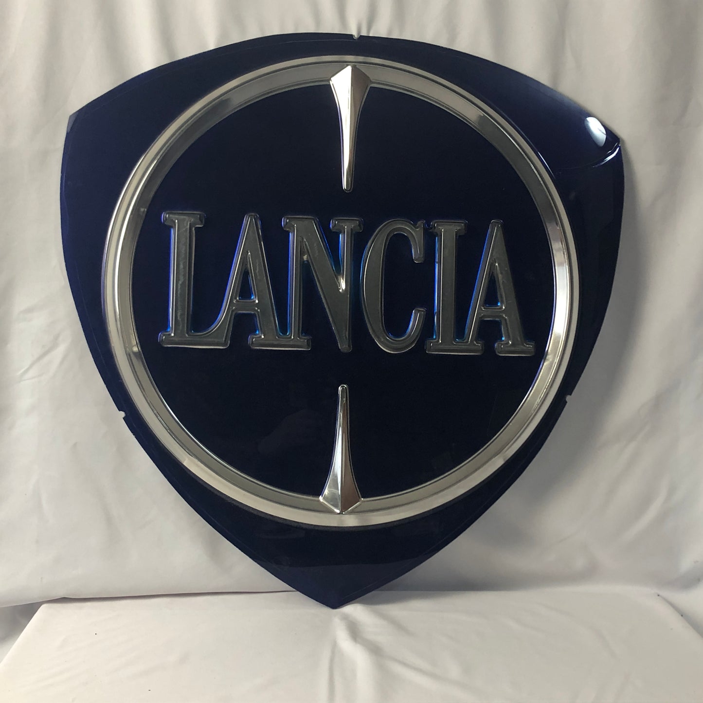 Lancia, Original Panel for Lancia Illuminated Sign Dimensions 70x67 cm