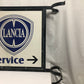 Lancia, Lancia Service Plastic and Metal Sign