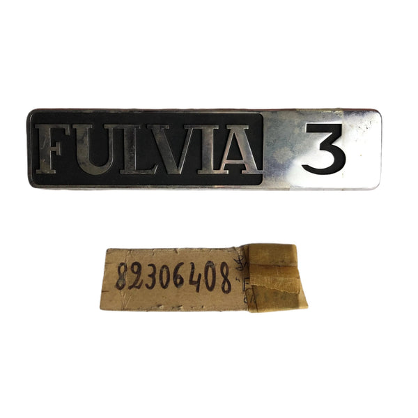 Lancia, Scritta Fregio Sigla Originale Fulvia 3 Codice Ricambio 82306408
