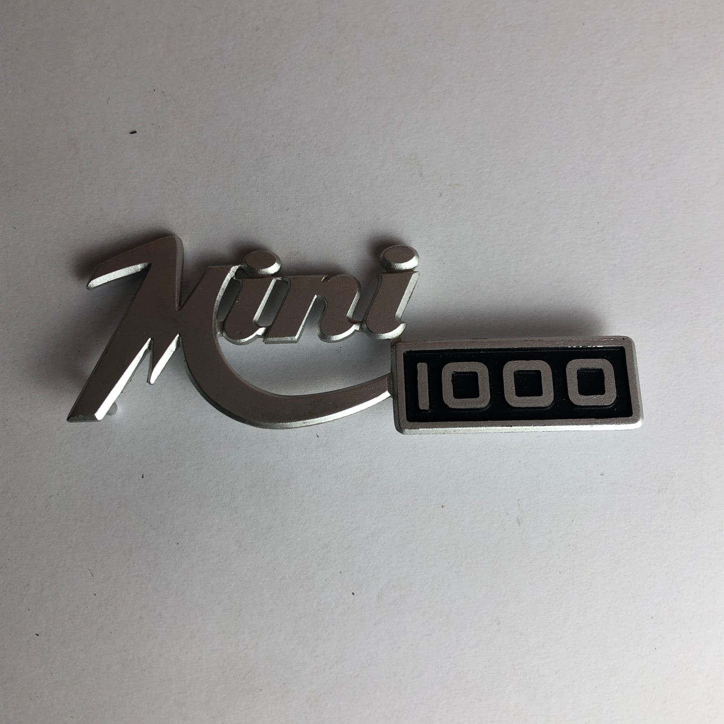 Innocenti, Written Emblem Original Metal Frieze Innocenti Mini 1000 and Mini 1001