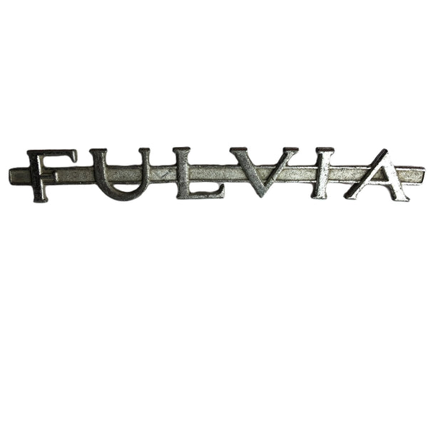 Lancia, Original Fulvia Metal Initials Frieze Writing for Lancia Fulvia First and Second Series