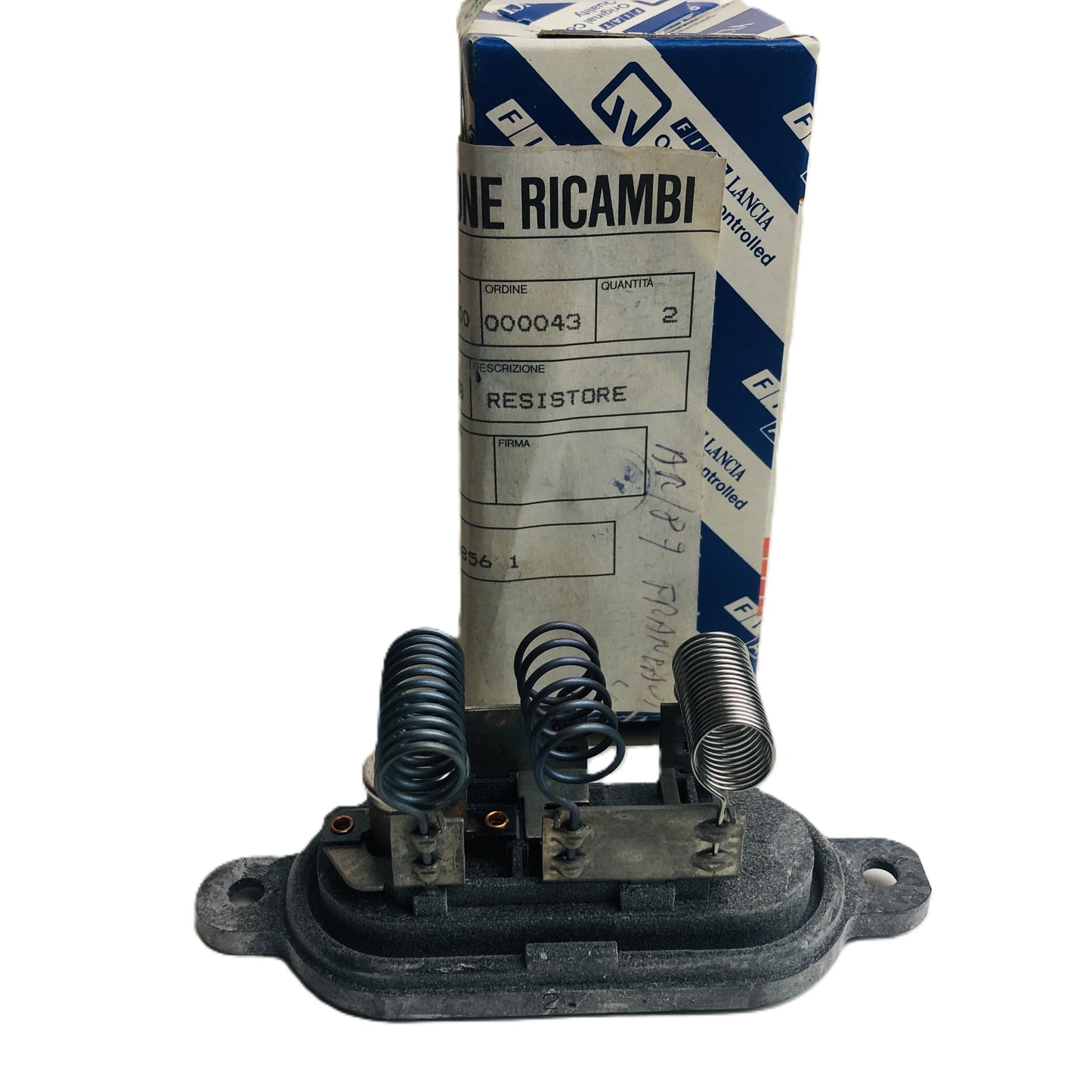 Lancia Delta e Dedra Resistore Riscaldatore Nuovo Originale 7606538 46406348 - Raggi's Collectibles' Automotive Art