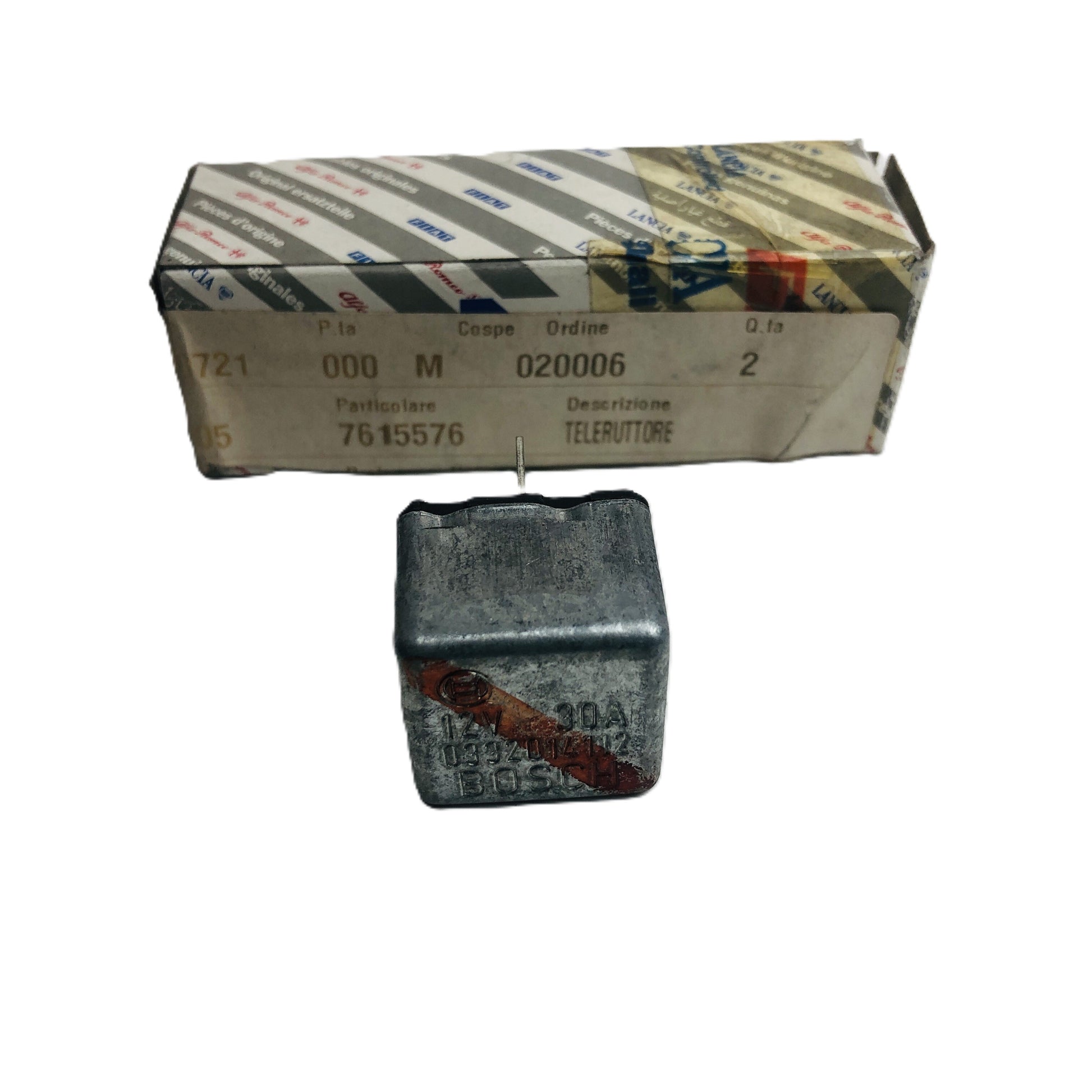 Lancia Thema e K Relè Impianto Iniezione Nuovo Originale 7615576 60812059 - Raggi's Collectibles' Automotive Art