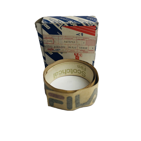 Autobianchi Y10 Adesivo Sinistro Rosso Blu Fila Nuovo Originale 7615753 - Raggi's Collectibles' Automotive Art