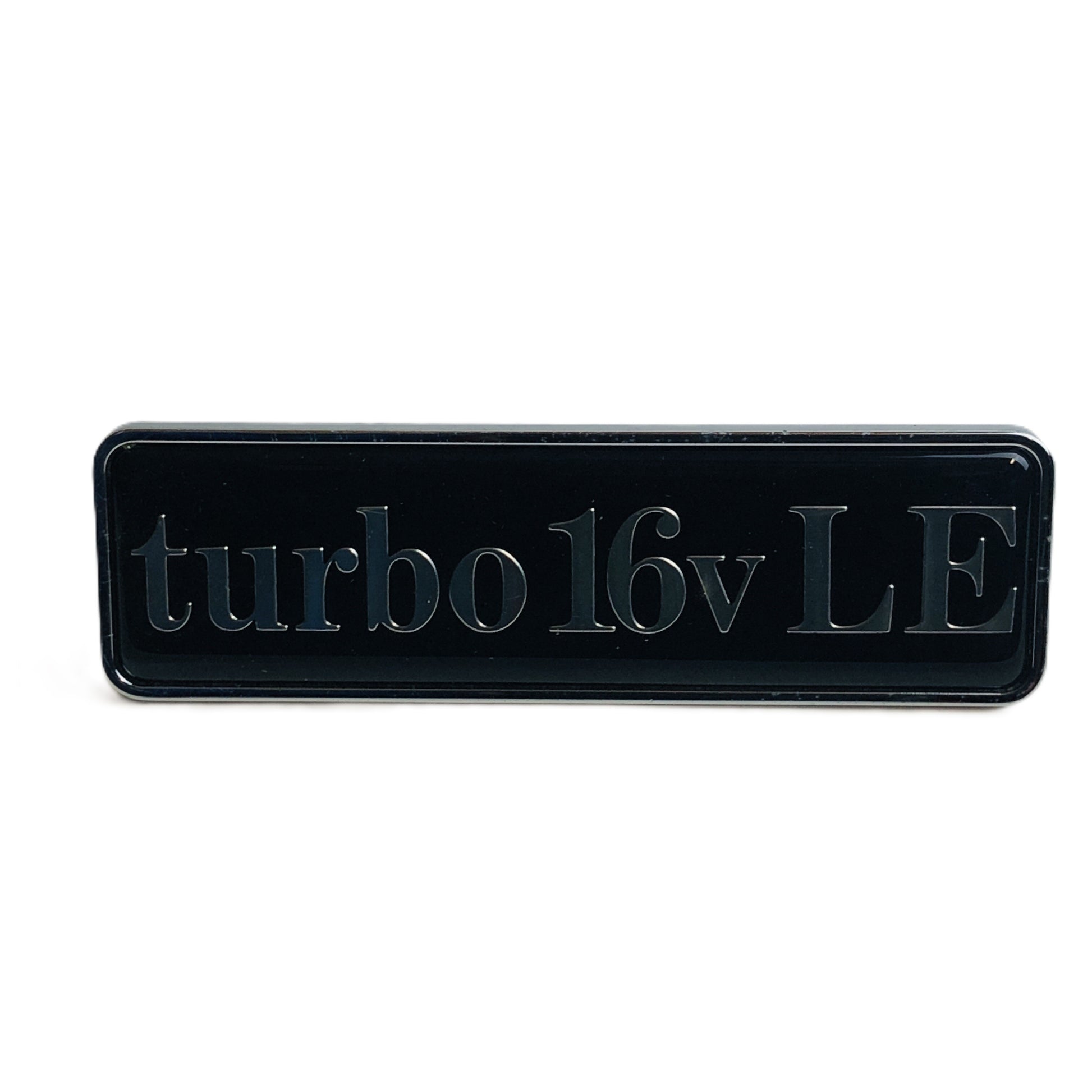 Lancia Thema 16V Scritta Stemma Logo Sigla Turbo 16V LE Nuovo Originale 82486090 - Raggi's Collectibles' Automotive Art