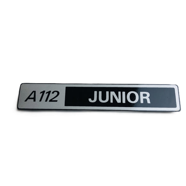 Autobianchi A112 5° Serie R79 Stemma Logo Scritta Sigla A112 Junior Nuovo Originale 4484066