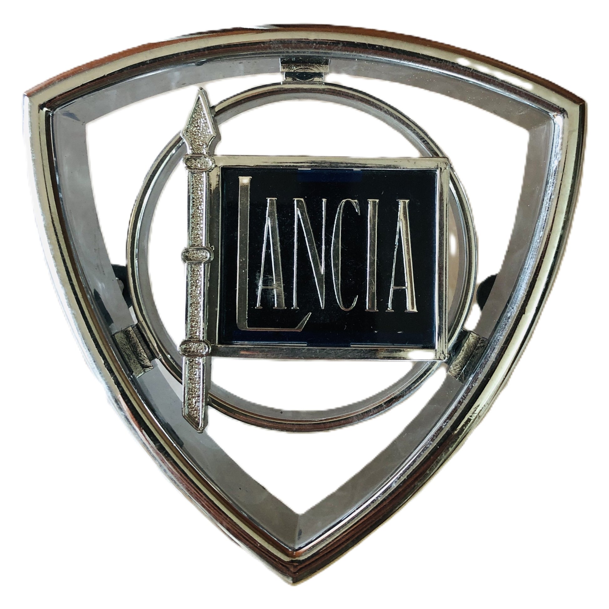 Lancia Gamma Berlina Stemma Mascherina Griglia Radiatore Nuovo Originale 82315471 - Raggi's Collectibles' Automotive Art