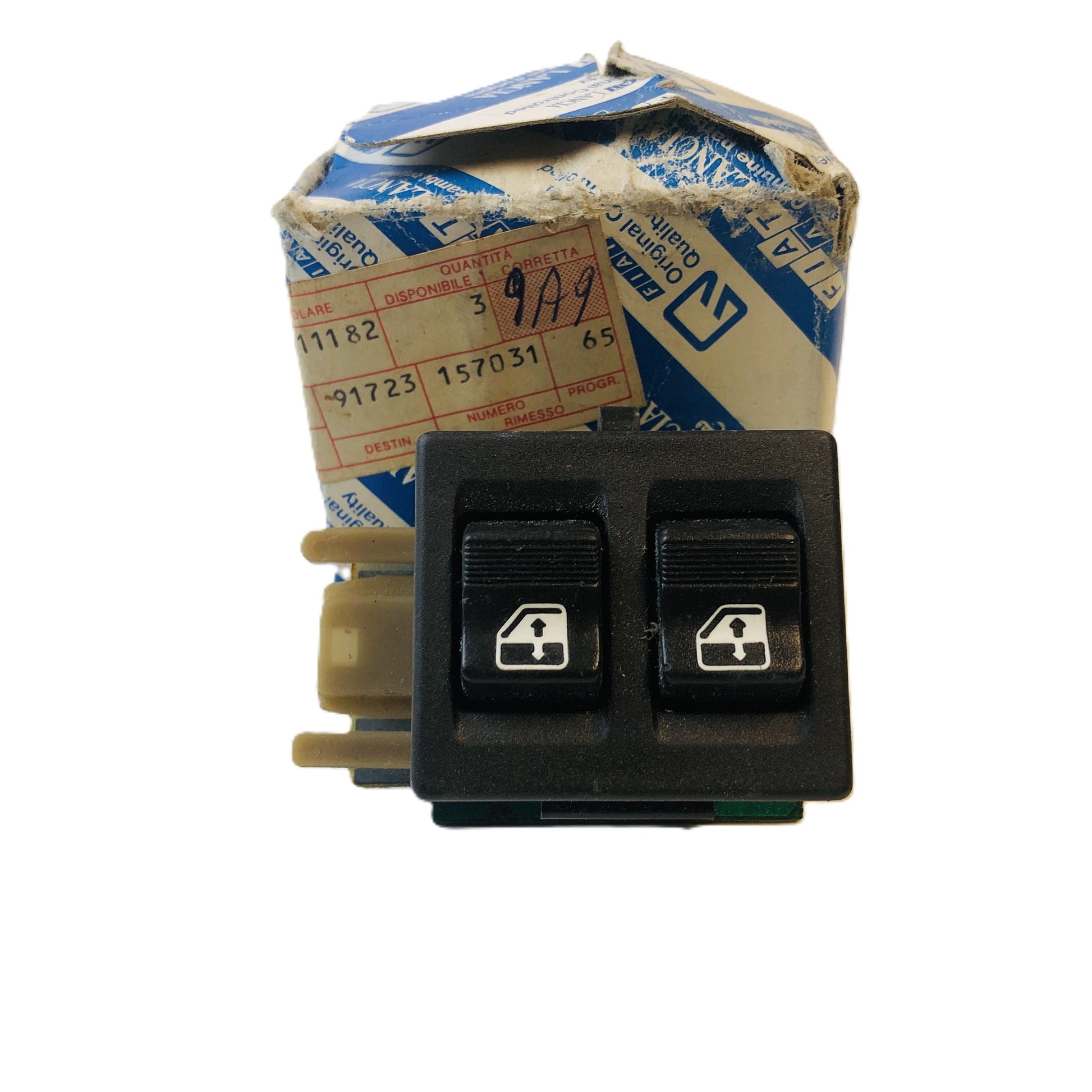 Lancia Thema Interruttore Marrone Anteriore Sinistro Alzacristalli Nuovo Originale 82411182 - Raggi's Collectibles' Automotive Art