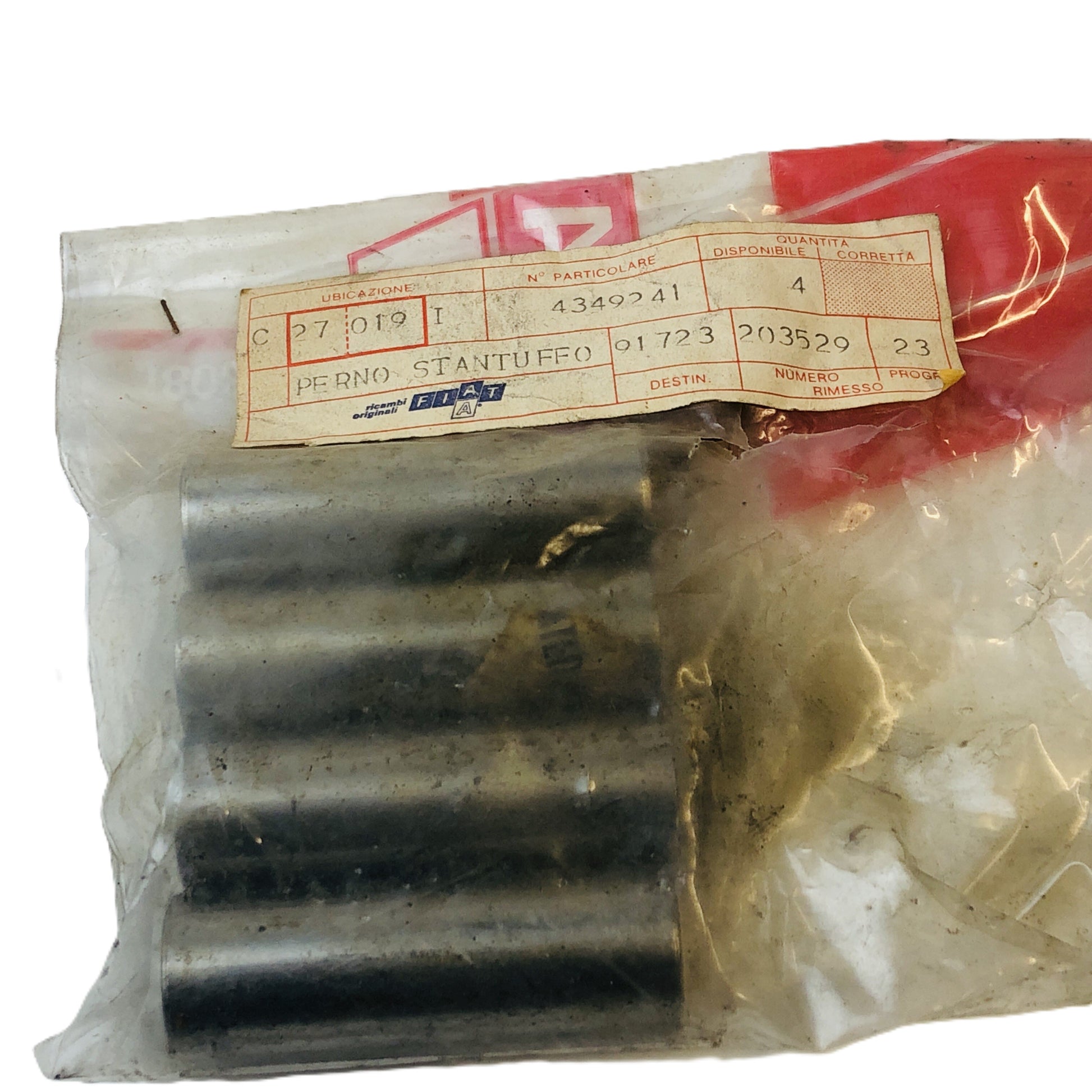 Autobianchi A112 Abarth 70HP 4x Perno Pistone Motore Nuovo Originale 4349241 - Raggi's Collectibles' Automotive Art