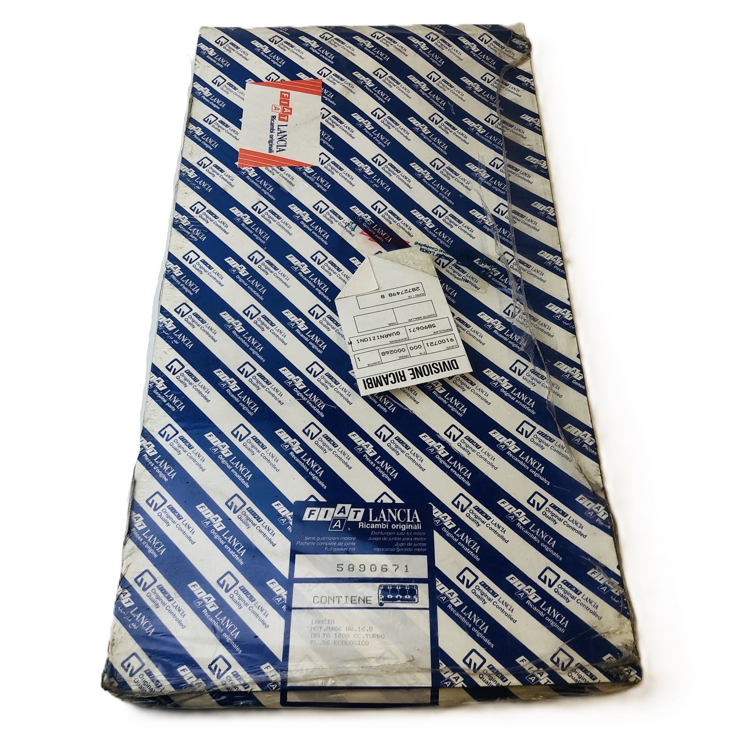 Lancia Delta 1600 TB R86 Kit Guarnizioni Motore Nuovo Originale 5890671 5890483 - Raggi's Collectibles' Automotive Art