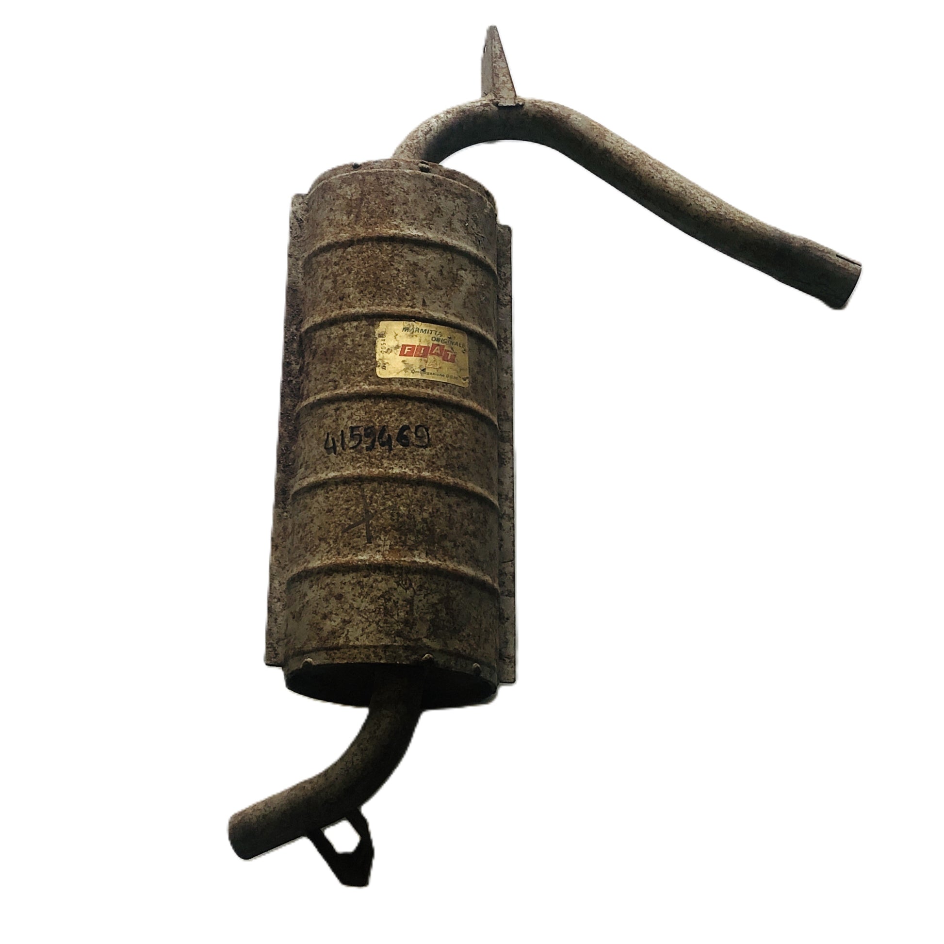 Autobianchi Primula Silenziatore Centrale Supplementare Nuovo Originale 4159469 - Raggi's Collectibles' Automotive Art