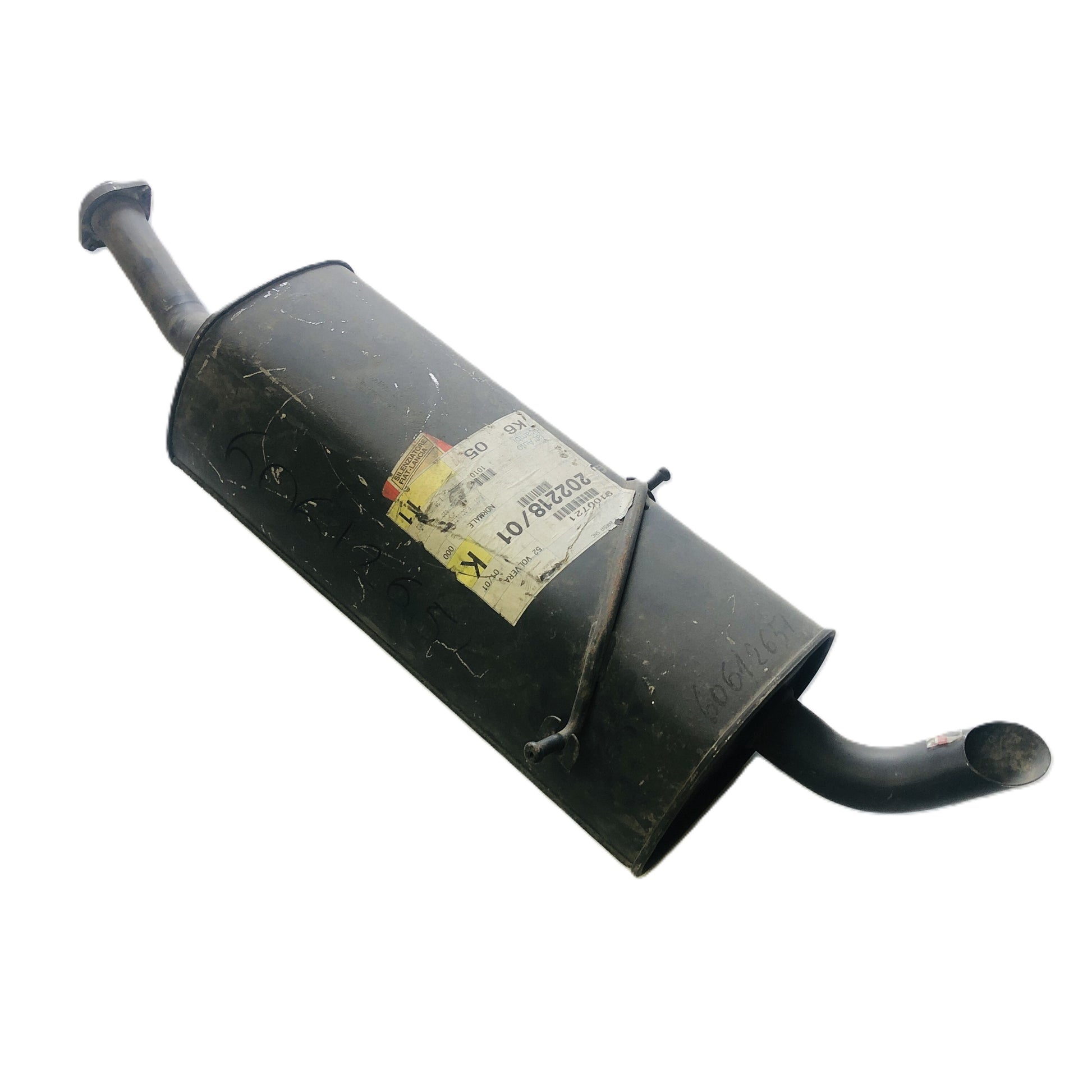 Lancia K Coupé e Berlina 2400 IE Silenziatore Posteriore Terminale di Scarico Nuovo Originale 60612651 60658959 - Raggi's Collectibles' Automotive Art