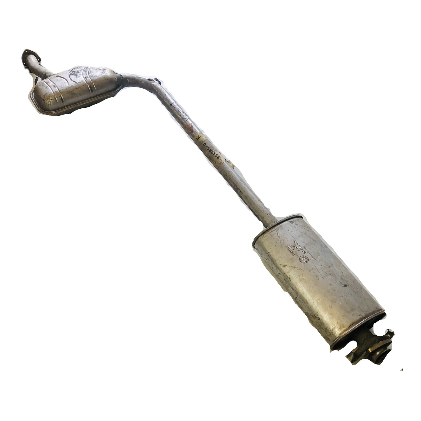 Lancia Thema 16V Fiat Croma Silenziatore Centrale Nuovo Originale 82461952 82453722 - Raggi's Collectibles' Automotive Art