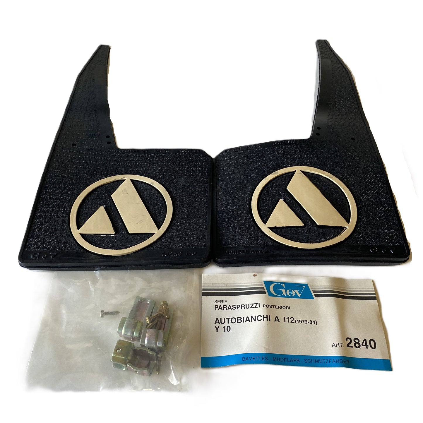 Autobianchi A112 e Y10 Paraspruzzi Posteriori GEV Nuovi 2840 - Raggi's Collectibles' Automotive Art
