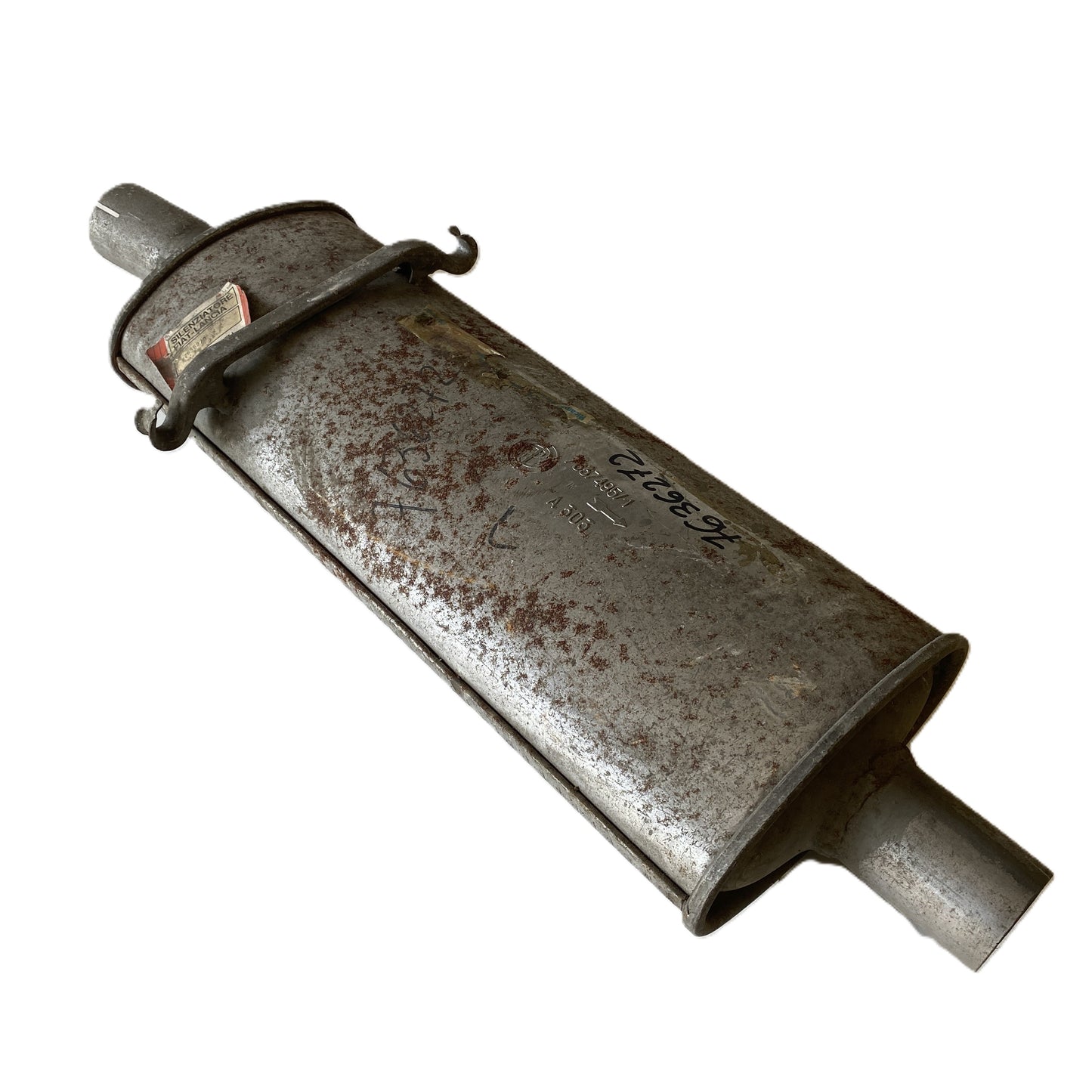 Lancia Dedra TD Silenziatore Supplementare Centrale Nuovo Originale 7636272 60808890 - Raggi's Collectibles' Automotive Art