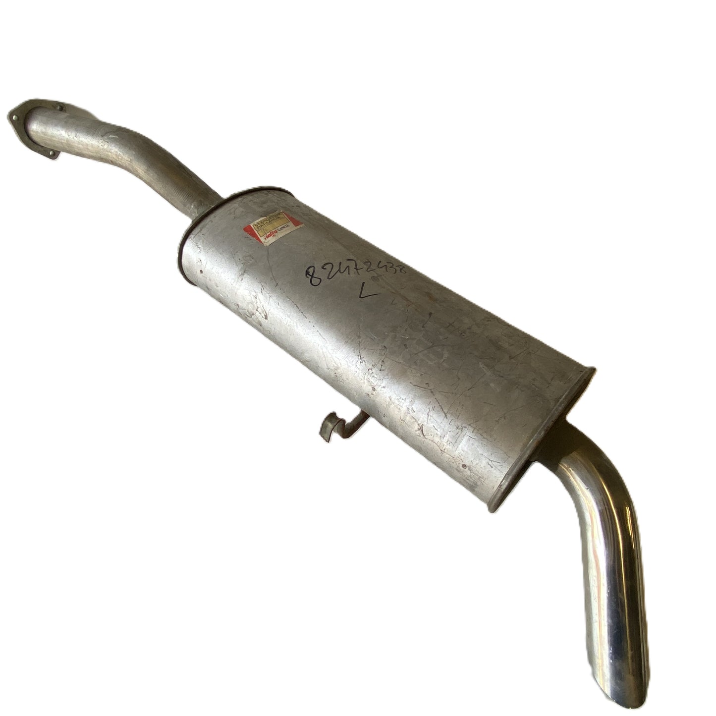 Lancia Thema TD Silenziatore Supplementare Posteriore Terminale di Scarico Nuovo Originale 82472438 - Raggi's Collectibles' Automotive Art